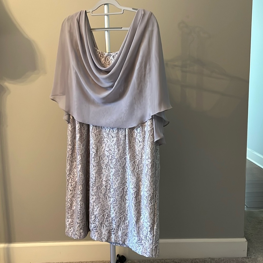 Jessica Howard Soft Purple Lace Wedding Dress